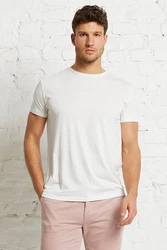 wunderwerk T-Shirt Metro Core Tee Weiß/Khaki/Creme/Grau