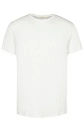 wunderwerk T-Shirt Metro Core Tee Weiß/Khaki/Creme/Grau