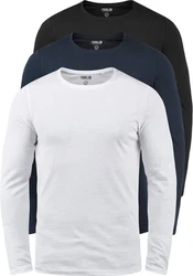 !Solid Rundhalsshirt SDBasal Langarmshirts 