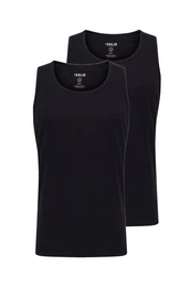 !Solid Tanktop SDCasal rmelloses Shirt im 2er-Pack