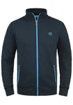 !Solid BennTrack Herren Sweatjacke Cardigan Ohne Kapuze Mit Reißverschluss Stehkragen Dunkelblau/Blau