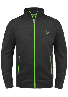 !Solid BennTrack Herren Sweatjacke Cardigan Ohne Kapuze Mit Reißverschluss Stehkragen Dunkelgrau/Grau/Grün/Dunkelgrün