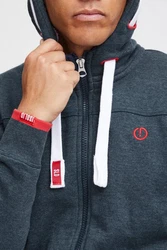 !Solid Sweatjacke SDBenjaminZip Dunkelblau/Rot