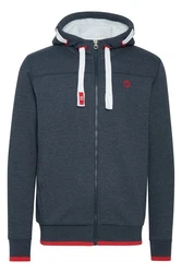 !Solid Sweatjacke SDBenjaminZip Dunkelblau/Rot