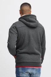 !Solid Sweatjacke SDBenjaminZip Dunkelgrau/Hellgrau/Grau/Rot