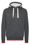 !Solid Sweatjacke SDBenjaminZip Dunkelgrau/Hellgrau/Grau/Rot