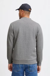 Indicode Sweatjacke IDBronte mit Reißverschluss Hellgrau/Grau/Dunkelgrau