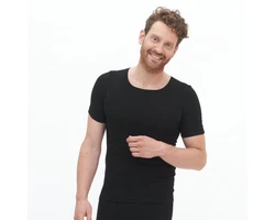 LIVING CRAFTS Unterhemd JACOB Lila/Schwarz