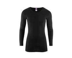 LIVING CRAFTS Kurzarmshirt JOHAN GOTS zertifiziert Schwarz/Lila/Dunkelblau