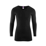 LIVING CRAFTS Kurzarmshirt JOHAN GOTS zertifiziert Schwarz/Lila/Dunkelblau