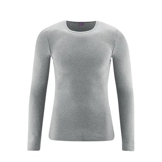 LIVING CRAFTS Kurzarmshirt JOHAN GOTS zertifiziert Grau/Hellgrau