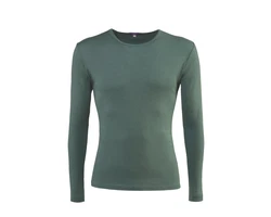 LIVING CRAFTS Langarmshirt LIAM Grün/Dunkelgrün