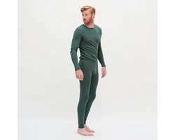 LIVING CRAFTS Langarmshirt LIAM Grün/Dunkelgrün