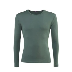 LIVING CRAFTS Langarmshirt LIAM Grün/Dunkelgrün