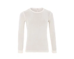LIVING CRAFTS Langarmshirt HARVEY Weiß/Creme/Grau