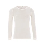 LIVING CRAFTS Langarmshirt HARVEY Weiß/Creme/Grau