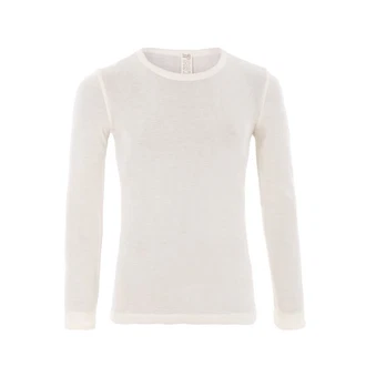 LIVING CRAFTS Langarmshirt HARVEY Weiß/Creme/Grau