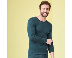 LIVING CRAFTS Langarmshirt HARVEY Türkis/Dunkelgrün/Hellblau/Blau