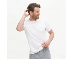 LIVING CRAFTS T-Shirt CLARK Grau/Lila/Khaki/Weiß