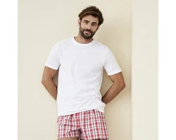LIVING CRAFTS T-Shirt CLARK Grau/Lila/Khaki/Weiß