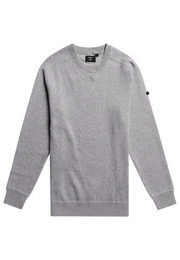 Sweater Herren Sweater STUDIOS ESSENTIAL COTTON Pale Rock Grit Grau