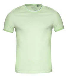 T-Shirt T-Shirt - Casual Fit - Rundhals - Einfarbig - Hellgrn (1-tlg) Quick-Dry
