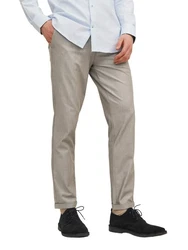 Jack & Jones Chinohose JPSTMARCO JJCONNOR Khaki/Grau/Weiß/Beige