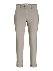 Jack & Jones Chinohose JPSTMARCO JJCONNOR Khaki/Grau/Weiß/Beige