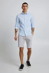 !Solid Chinoshorts Frederic Grau/Hellgrau