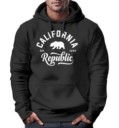 Hoodie Hoodie Herren California Republic Kapuzen-Pullover Mnner