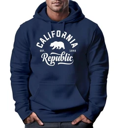 Hoodie Hoodie Herren California Republic Kapuzen-Pullover Mnner