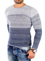 Reslad Strickpullover Crewneck RS-3106 Colorblock