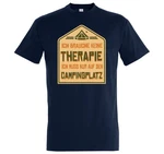Youth Designz T-Shirt Ich Muss Auf Den Campingplatz Herren Shirt Dunkelblau/Hellblau