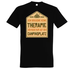 Youth Designz T-Shirt Ich Muss Auf Den Campingplatz Herren Shirt 