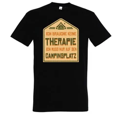 Youth Designz T-Shirt Ich Muss Auf Den Campingplatz Herren Shirt 