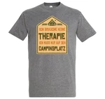 Youth Designz T-Shirt Ich Muss Auf Den Campingplatz Herren Shirt Grau/Orange/Beige/Dunkelgrau