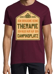 Youth Designz T-Shirt Ich Muss Auf Den Campingplatz Herren Shirt 