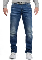 Cipo & Baxx 5-Pocket Jeans Hose BA-CD386 Blau/Dunkelblau