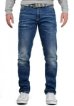 Cipo & Baxx 5-Pocket Jeans Hose BA-CD386 Blau/Dunkelblau