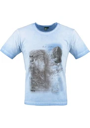 Trachtenshirt Praiol Kurzarm T-Shirt mit Motivdruck