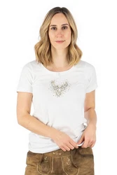 OS-Trachten Trachtenshirt Wimporo Kurzarm T-Shirt 