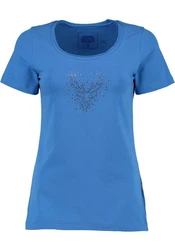 OS-Trachten Trachtenshirt Wimporo Kurzarm T-Shirt 