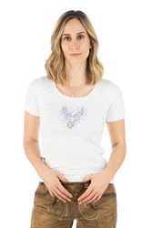 OS-Trachten Trachtenshirt Wimporo Kurzarm T-Shirt 