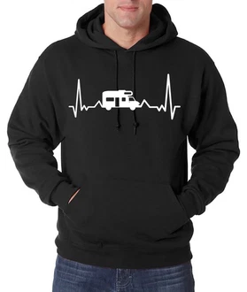 Youth Designz Kapuzenpullover Camping Herzschlag Hoodie Youth Designz Kapuzenpullover Camping Herzschlag Hoodie