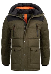 Indicode Winterjacke Krem Dunkelgrün/Grün