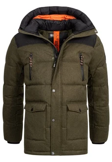 Indicode Winterjacke Krem Dunkelgrün/Grün