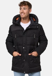 Indicode Winterjacke Krem Schwarz