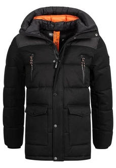 Indicode Winterjacke Krem Schwarz