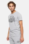 Lonsdale T-Shirt Allanfearn Grau/Hellgrau