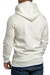 Amaci&Sons Kapuzenpullover MENIFEE Herren Basic Kontrast Sweatjacke Hoodie Creme/Grün/Blau/Khaki/Silber/Grau/Beige